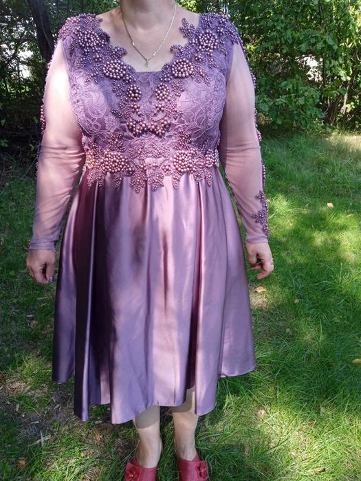 Sukienka weselna wieczorowa chrzest