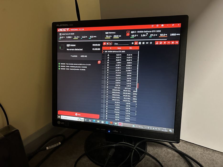 GTX 1650 4Gb Colorful Відеокарта (тести)