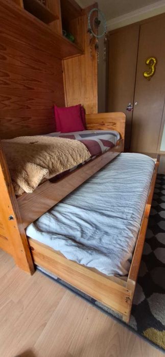 Cama de Solteiro com gavetão s/colchão