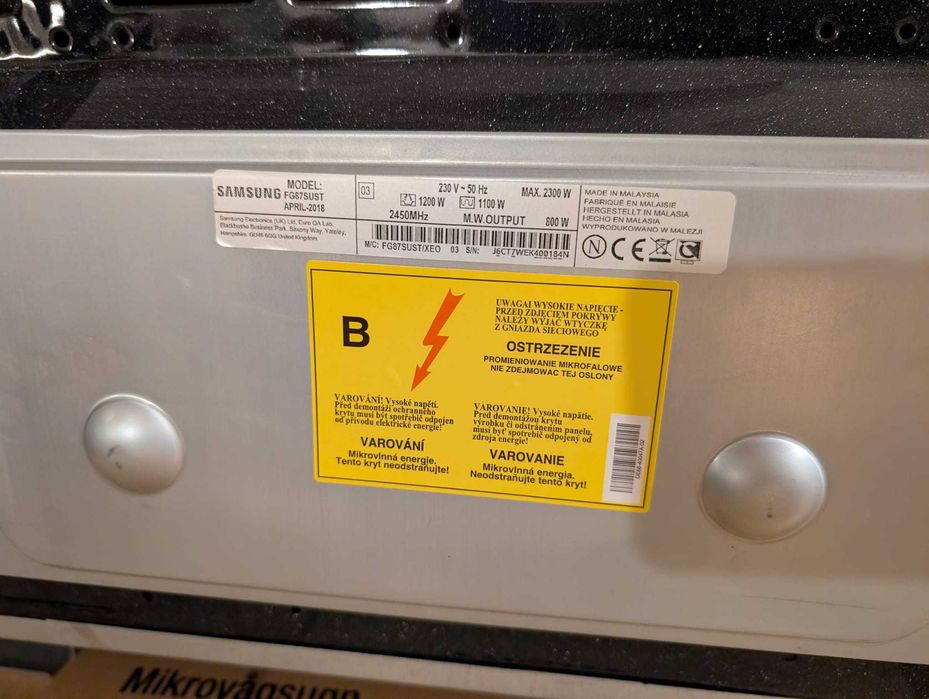 Kuchenka Mikrofalowa Samsung FG87SUSTdo zabudowy