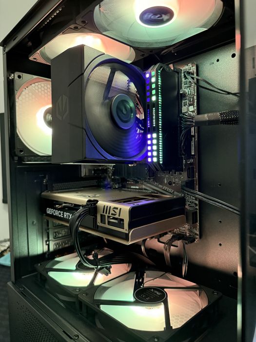 Komputer gamingowy nowy RTX 5060 | Ryzen 5500 | 1 TB SSD | 16 GB RAM |