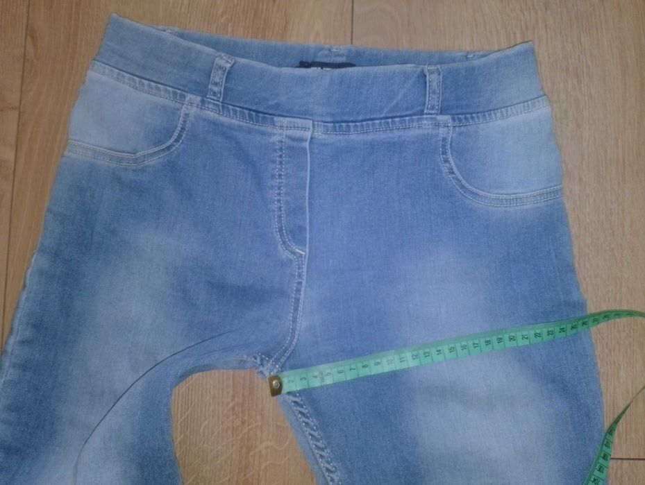 spodnie jeansowe rurki ZENTEX rozciągliwe 38/40 M/L