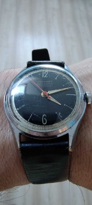 Junghans Trilastic, zegarek męski, vintage