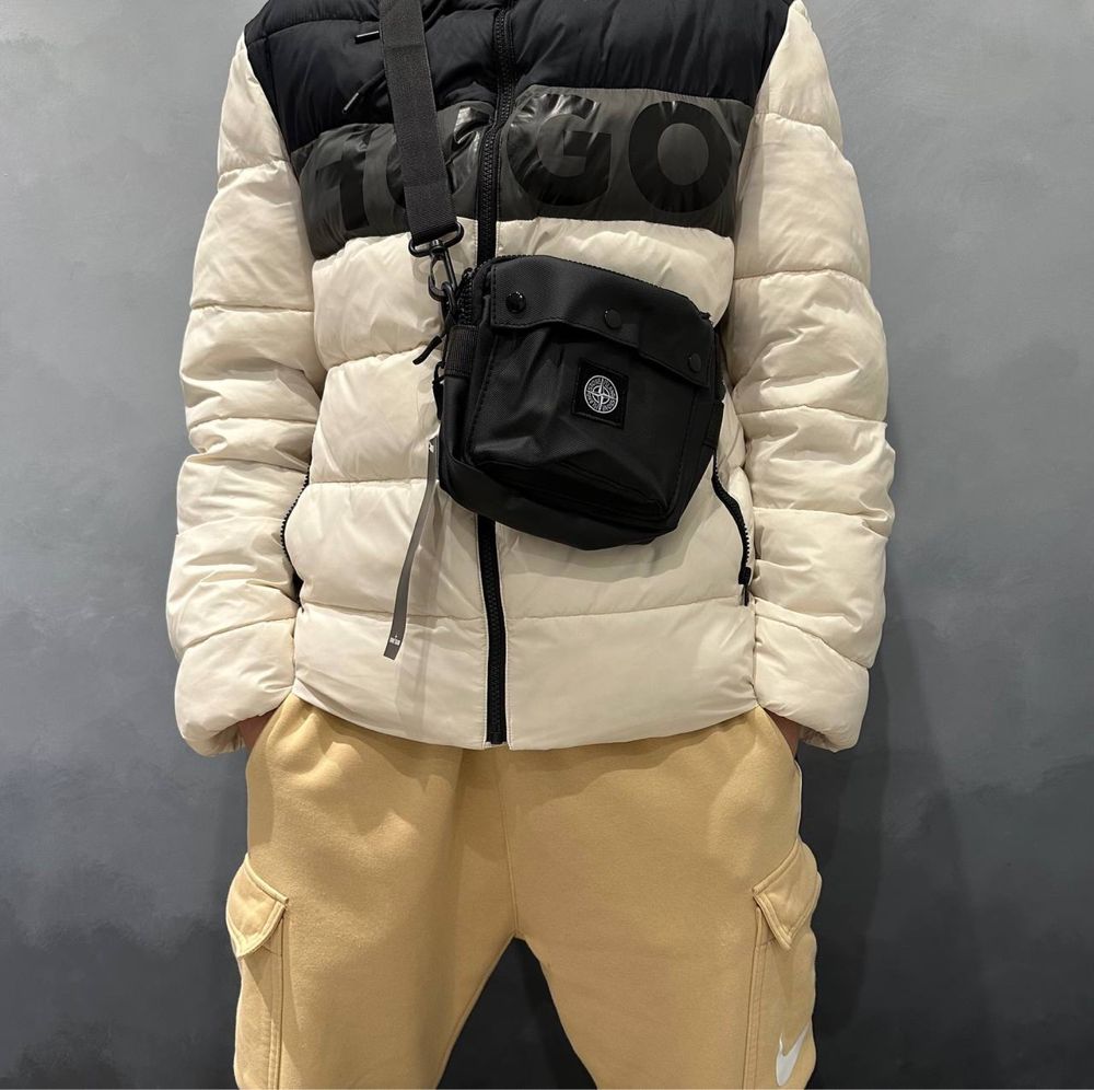 Stone Island сумка через плечо мужская, барсетка месенджер стон айленд ...