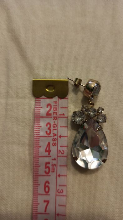 Kolczyki H&M ala diamenty