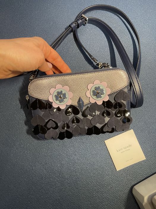 Колекційна сумка Kate Spade Zibbi Owl (Сова)-Натуральна шкіра,Оригінал