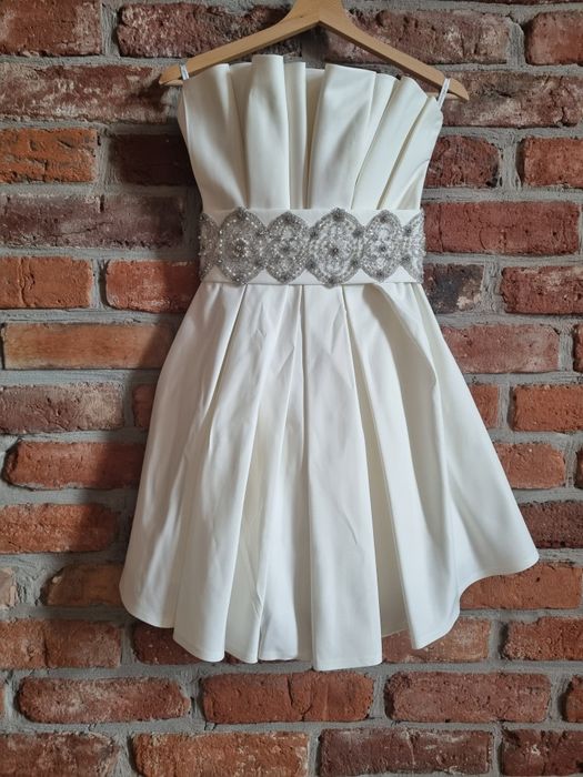 Krótka suknia ślubna Margarett
