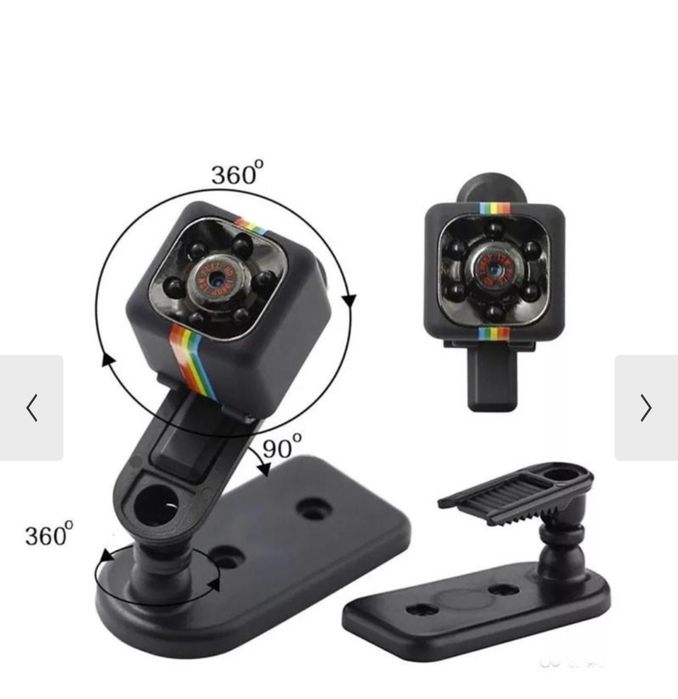 Спортивна Екшн-камера Full HD 2 кріплення SQ11 Mini DV чорна