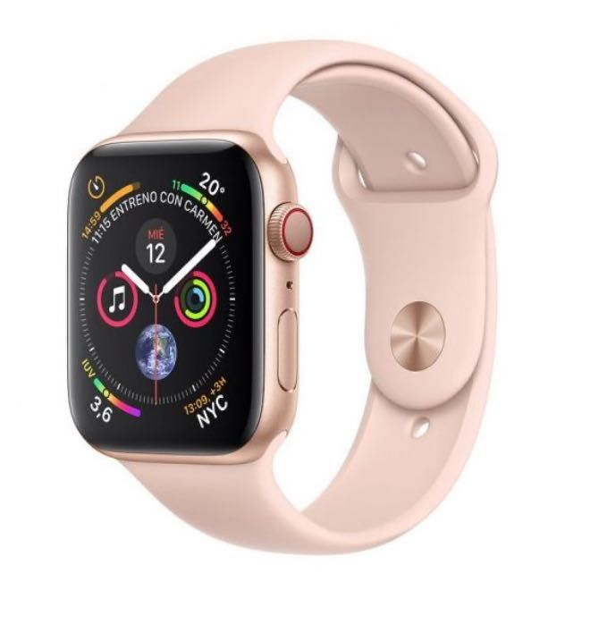 Apple Watch Series SE 40 mm - Alumínio Dourado + Bracelete Rosa