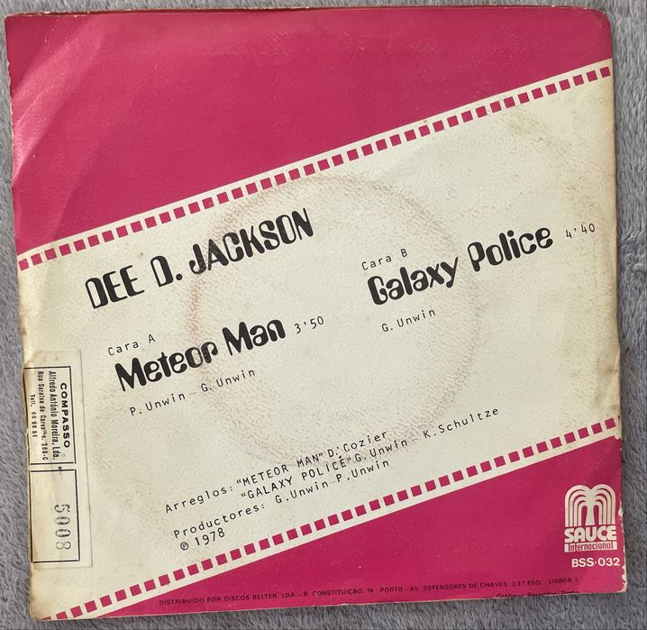 Vinil Dee D. Jackson 45 rpm
