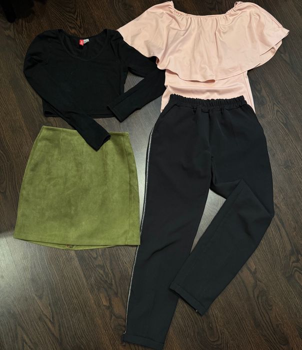 штани, топ, юбка, блуза розмір С