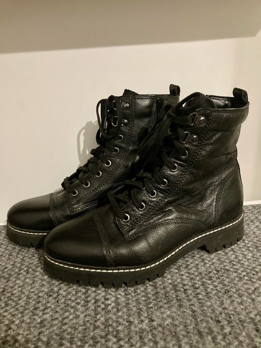 Skórzane buty / trapery River Island – stan idealny rozmiar 39
