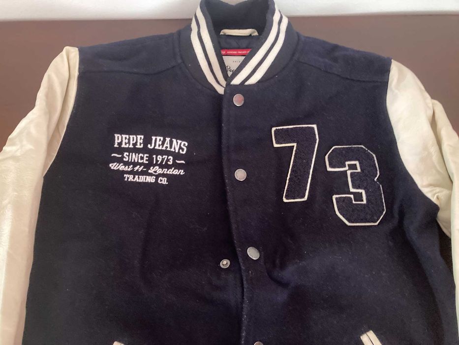 Teddy original Pepe Jeans 14 anos - mangas em pele