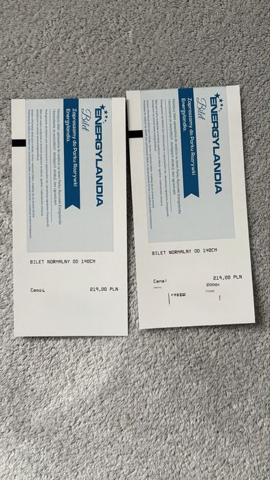 4 bilety vouchery do enerylandii