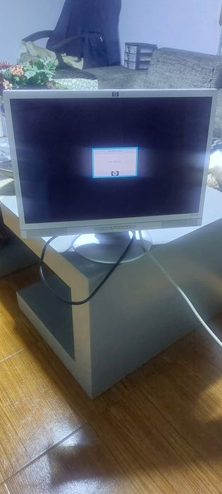 Monitor  hp a funcionar