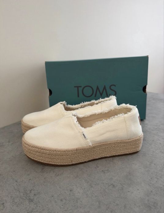 TOMS Valencia Platform espadryle rozmiar 38 wkładka 24,5