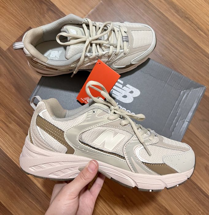 New balance 530 бежеві шоколадніолочні  38 (24,5) розмір