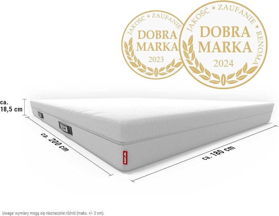 180x200 DOSTAWA GRATIS Bett1 BodyGuard Materac też są 160x200 140x200