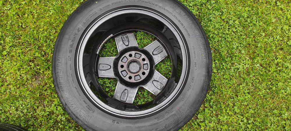 Alufelgi RIAL 16" 5x112 ET42 + opony Michelin 215/60 R16, sharan, używane