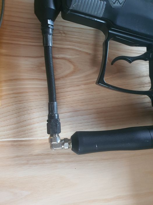 Zestaw paintballowy – marker Spyder Xtra + maska + butla HP”.