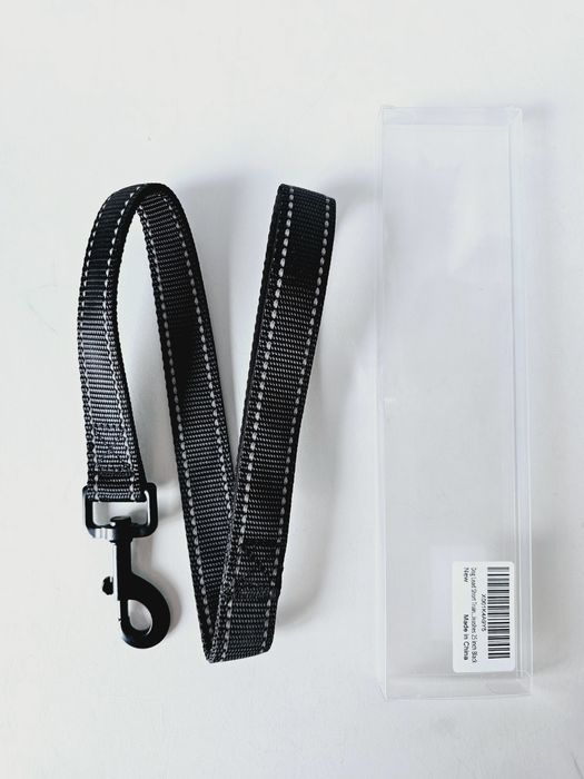 Krótki smycz dla psa treningowy mocny 65 cm L-XL czarny