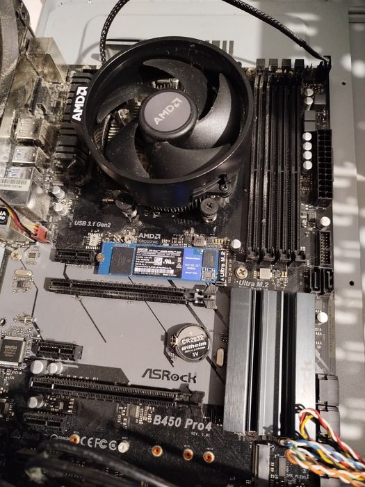 Płyta główna ASRock B450 PRO4 AM4+ Ryzen 5 2600 Box