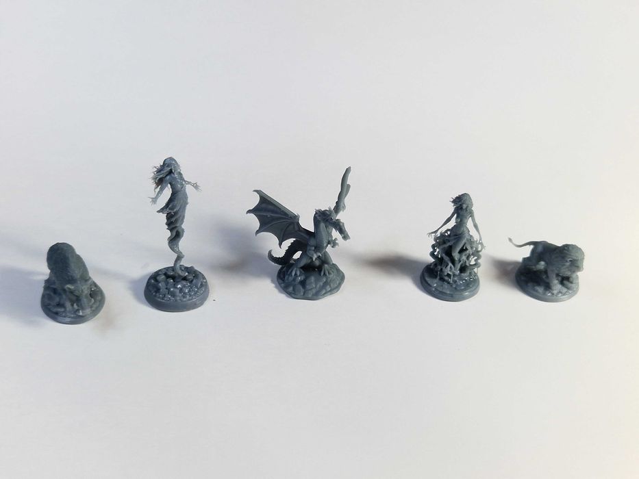 18 figurek potworów do Talisman Magia i Miecz druk 3D żywica