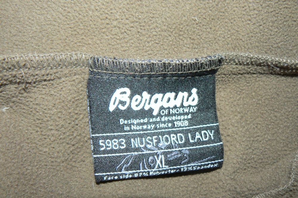 Bluza polar BERGANS 5983 NUSFJORD Lady SOFTSHELL rozm L