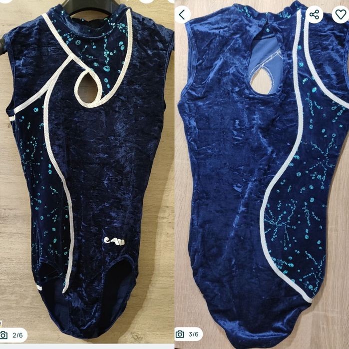 Гімнастичний купальник підлітковий