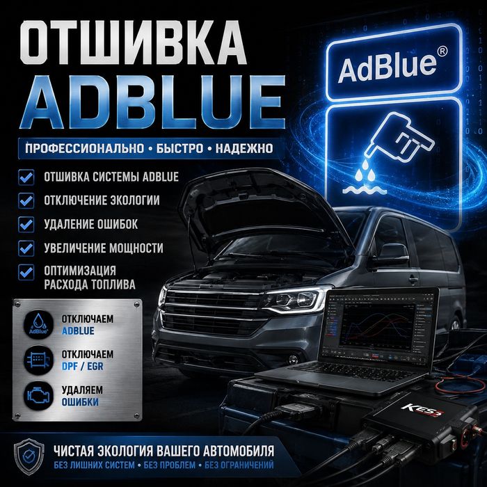 отшивка adblue | отключение ошибок