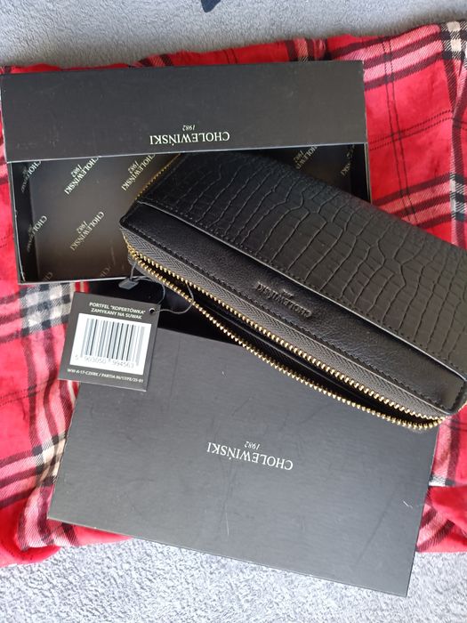 Portfel skórzany Cholewiński damski