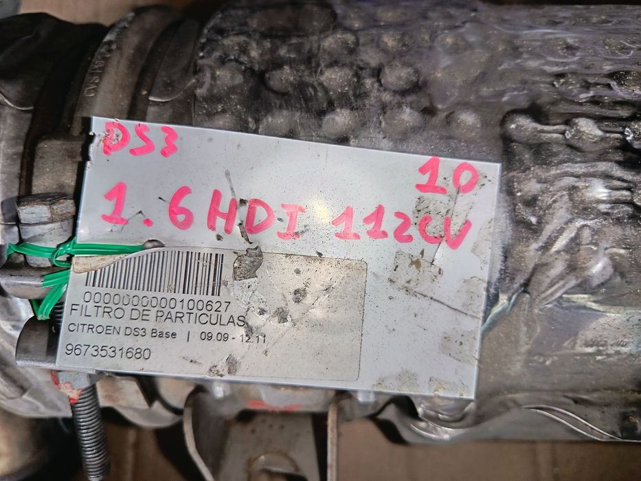 Filtro partículas PSA 1.6Hdi 112Cv