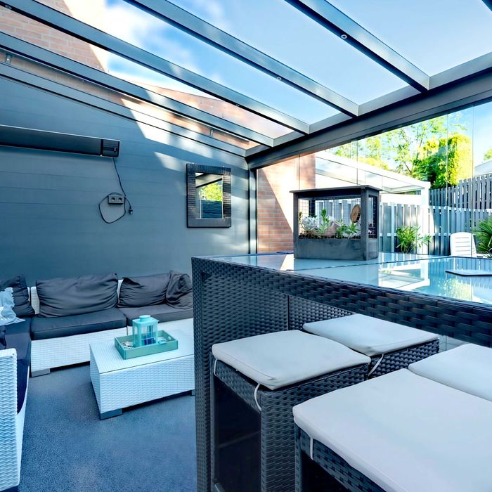 Zadaszenie Tarasu Pergola Auminium Poliwęglan 6x4