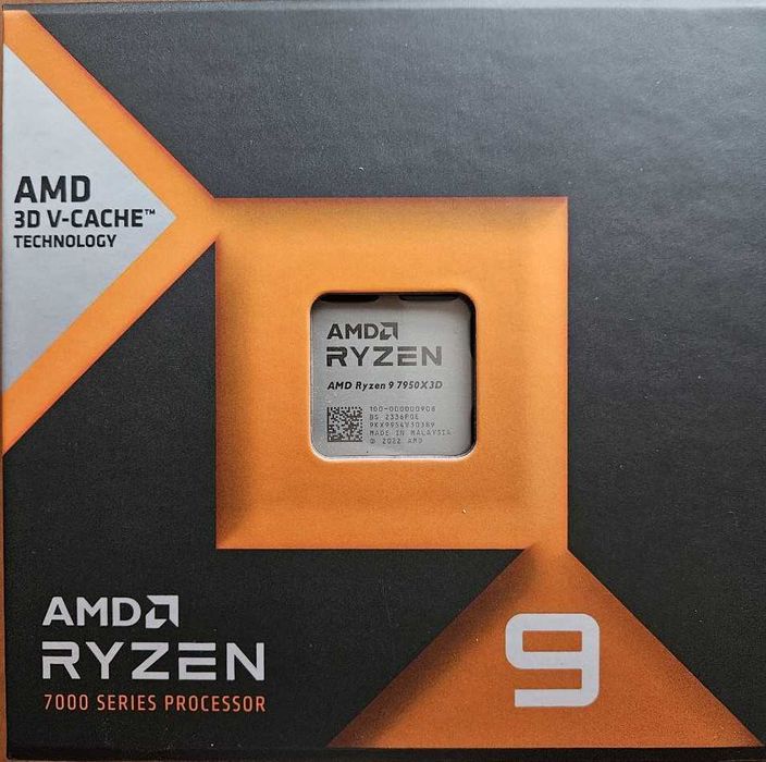 AMD Ryzen 9 7950X3D (AM5), Ідеальний стан, повний комплект