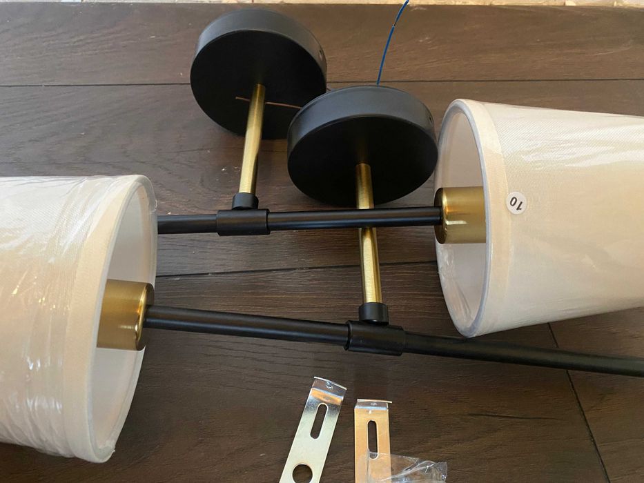 Nowe kinkiety klasyczne z abażurem