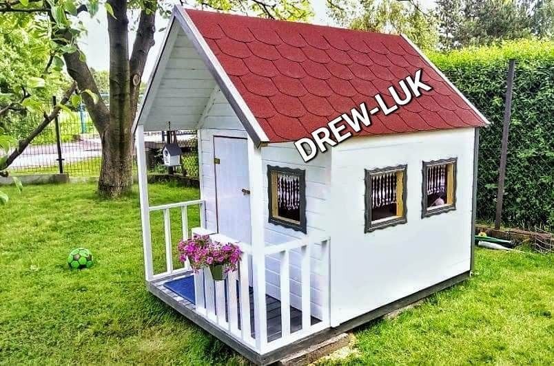 Domek dla dzieci drewniany dostępny od ręki