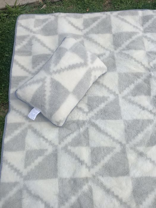 Pościel wełniana alpaka silver