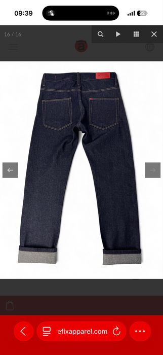 RAW Denim Indigo джинси riot division Prefix Apparel селвідж selvedge