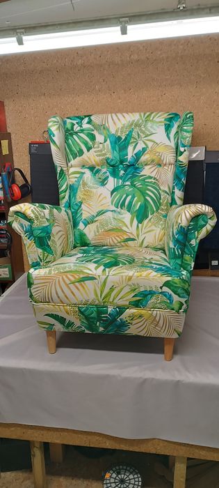 Fotel uszak styl Boho producent -na sprężynach!