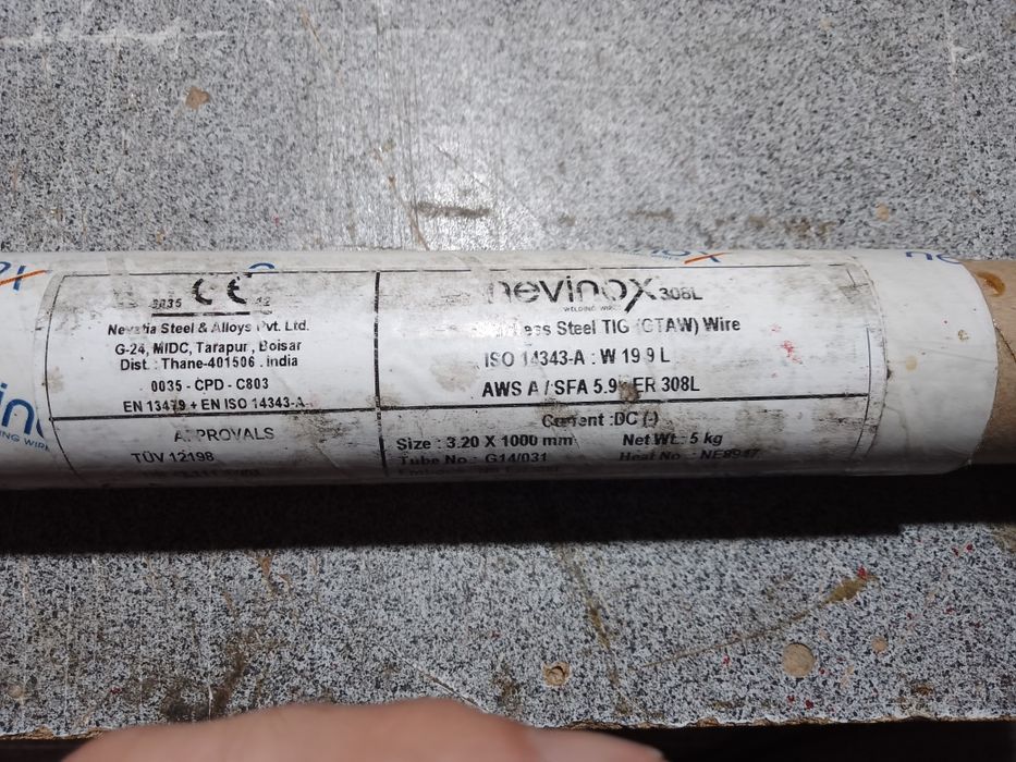 Прутки для тіг сварки"ESAB"