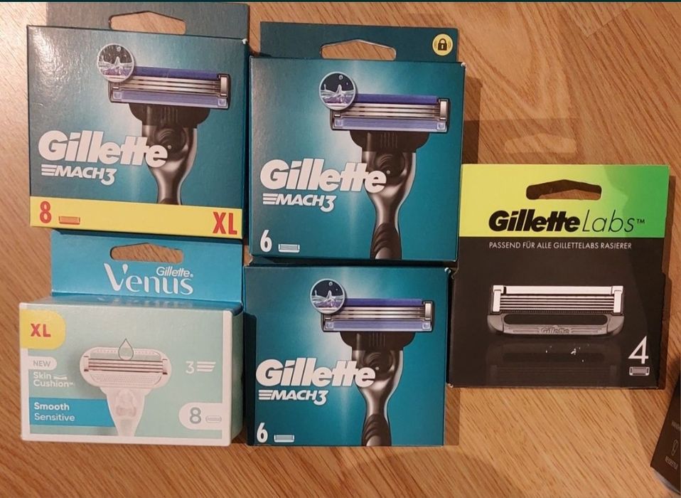 Gillette змінні касети картриджі Labs
1. Labs - 640 грн Made in USA!!!