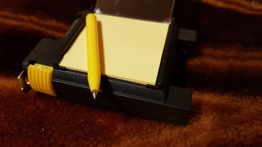 Miara stalowa poziomnica poziomica notes długopis gadget gadzet 2m