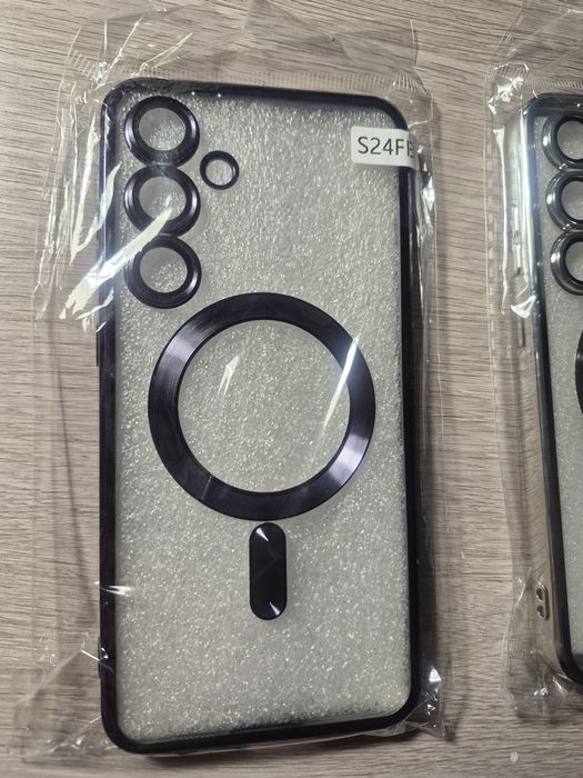 Чохол на samsung S24 FE з магнитным кільцем