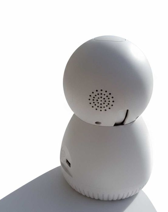 Câmara de Vigilância Wi-Fi FullHD, rotativa com sirene — NOVA