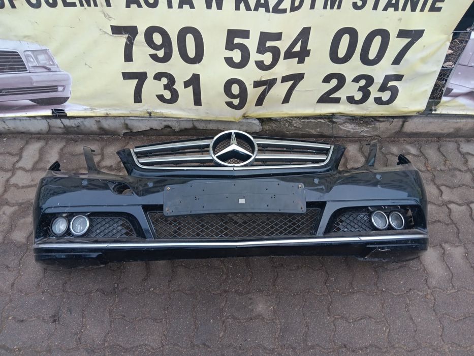 Mercedes E coupe w207 zderzak przód przedni kompletny PDC grill