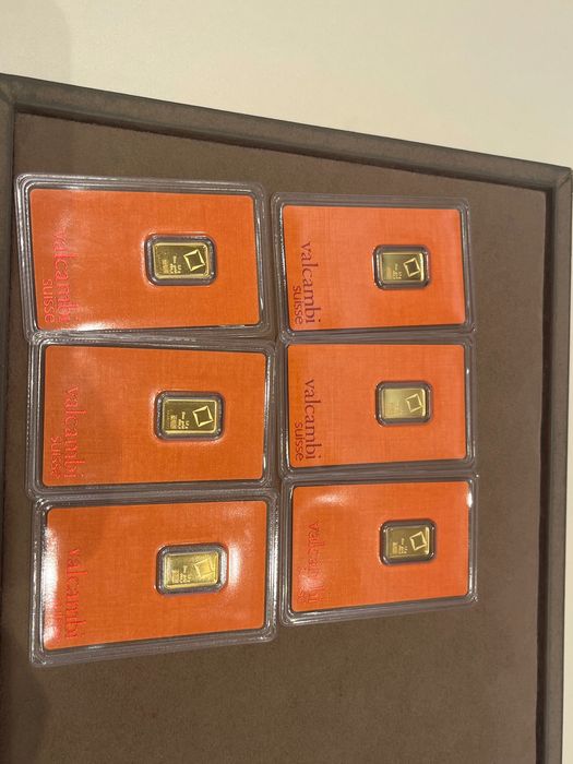 Gold Bars and Silver Coins
