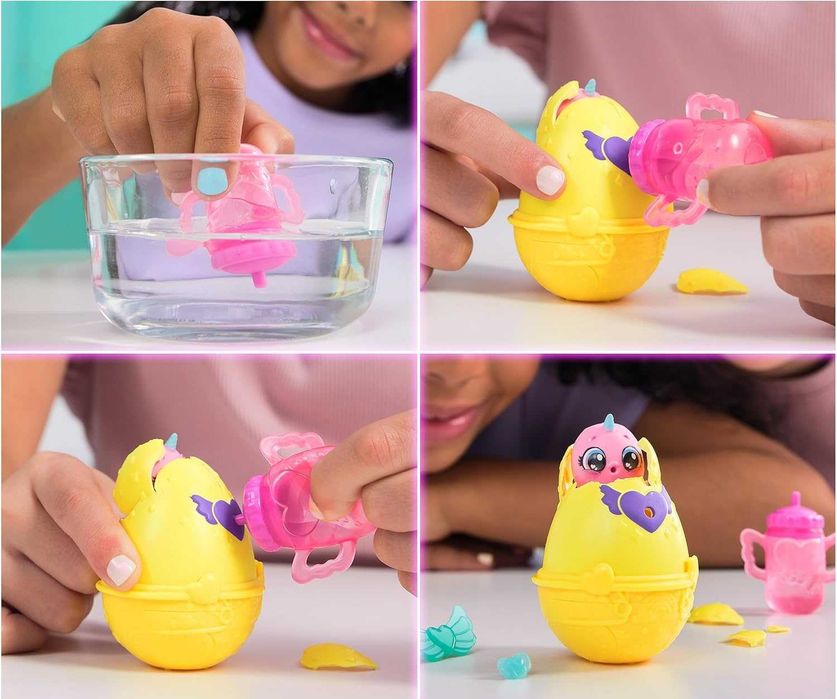 Набір Хетчімалс Аліве Hatchimals Alive Neon Rainbow Spring Basket