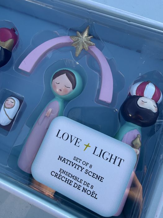 Figurki Alessi szopka Boze Narodzenie Prezent szopka apple