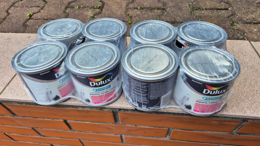 Farba Dulux Satynowa przybrudzony róż  - 8 puszek