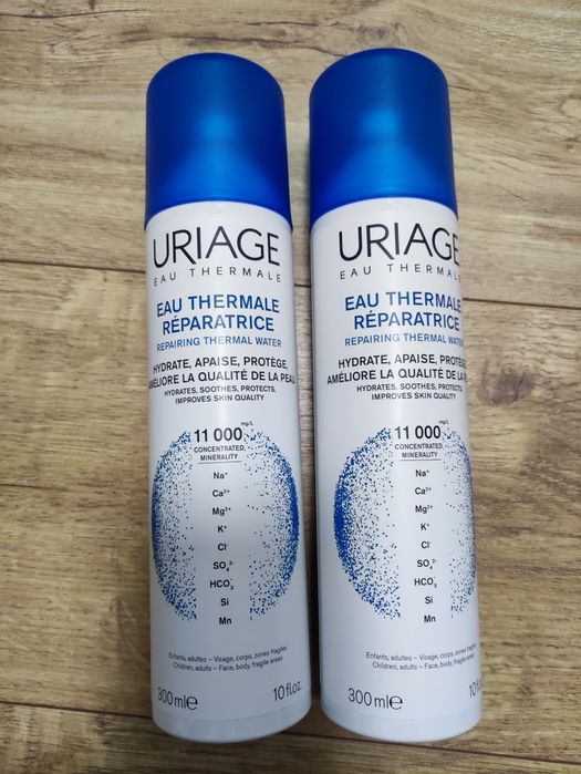 Uriage woda termalna eau thermale 2x300 ml nowe